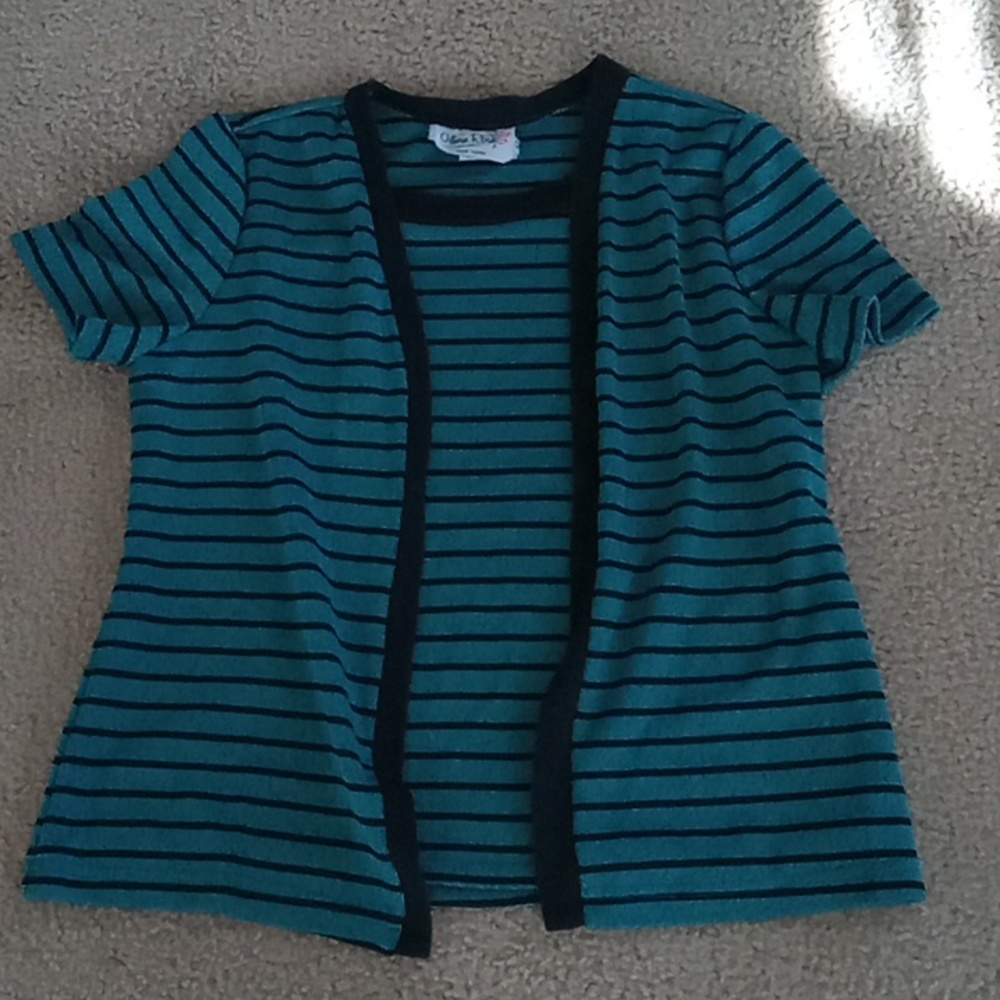 Olivia Rose New York Shirt with built in jacket